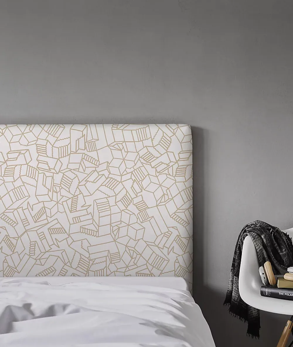 Bellecour Tête de lit déhoussable Simone 140x110 cm Coloris Beige* Tête De Lit