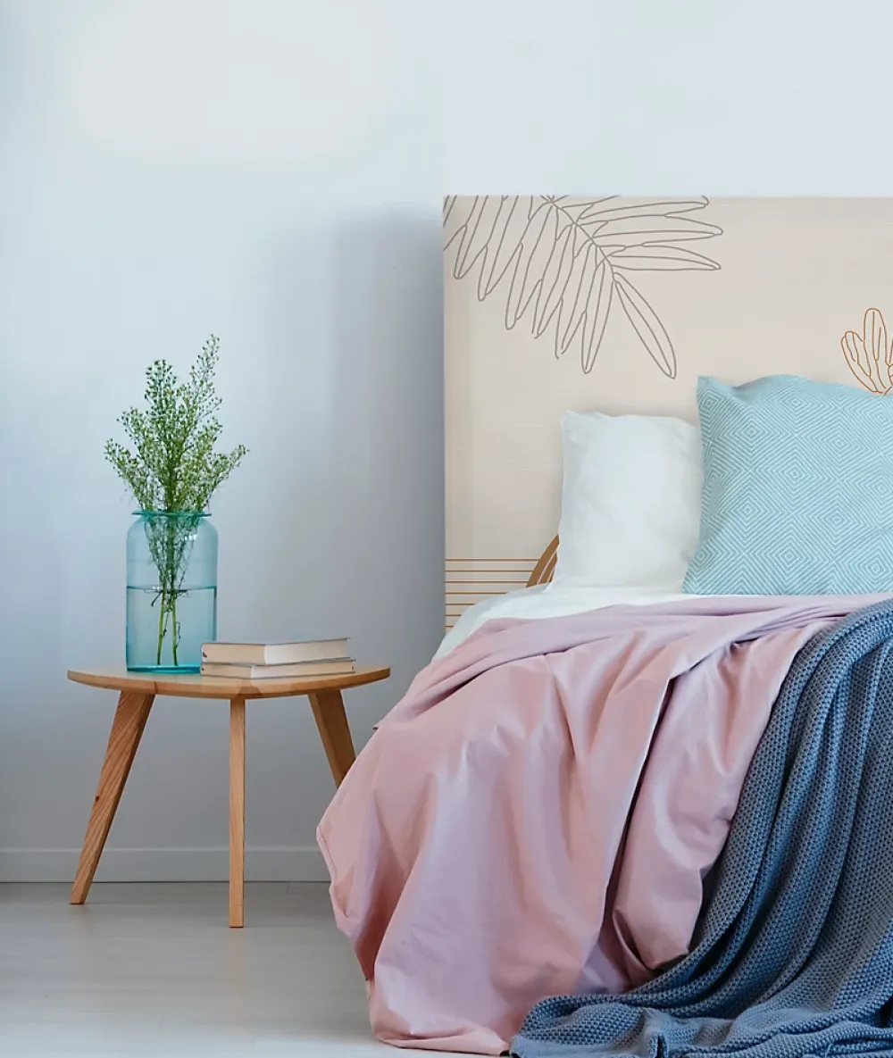 Bellecour Tête de lit déhoussable Wabi Sabi 140x110 cm* Pied De Lit