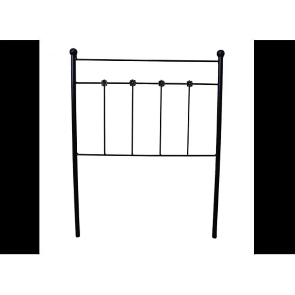 Tête de lit Ducal Forge pour lit 150 Noir 158x125x4. Matris>Eccox Clearance