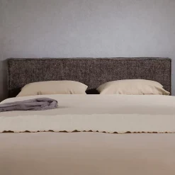Idimex Tête de lit ELOWA 160 sur pieds, en tissu - Gris* Tête De Lit