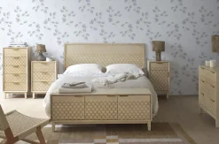 Geese Home Tête de lit en placage de chêne et finition beige 110x60 cm* Tête De Lit