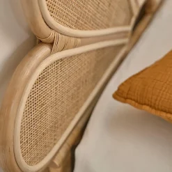 Bois Dessus Bois Dessous Tête de lit en rotin et cannage 90 cm* Tête De Lit