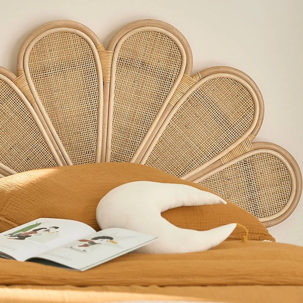 Bois Dessus Bois Dessous Tête de lit en rotin et cannage 90 cm* Tête De Lit