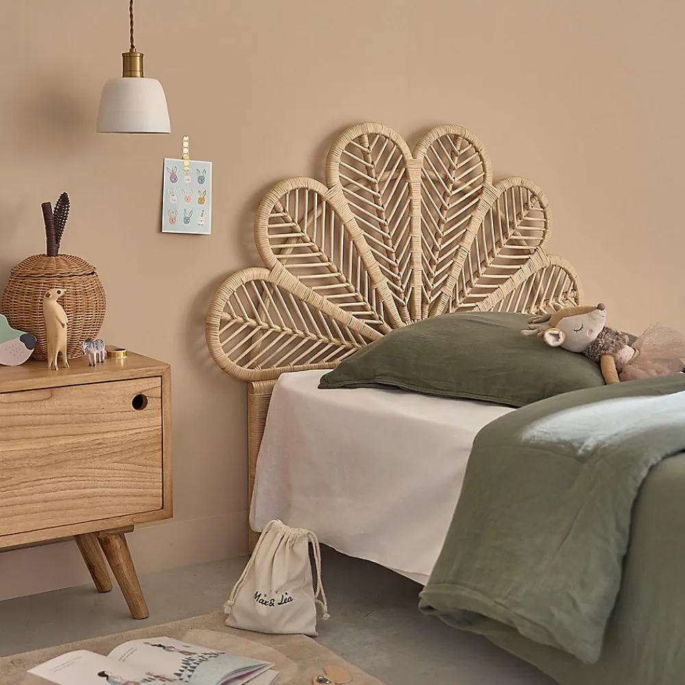 Tête de lit en rotin naturel 90 cm>Berah Getah Best
