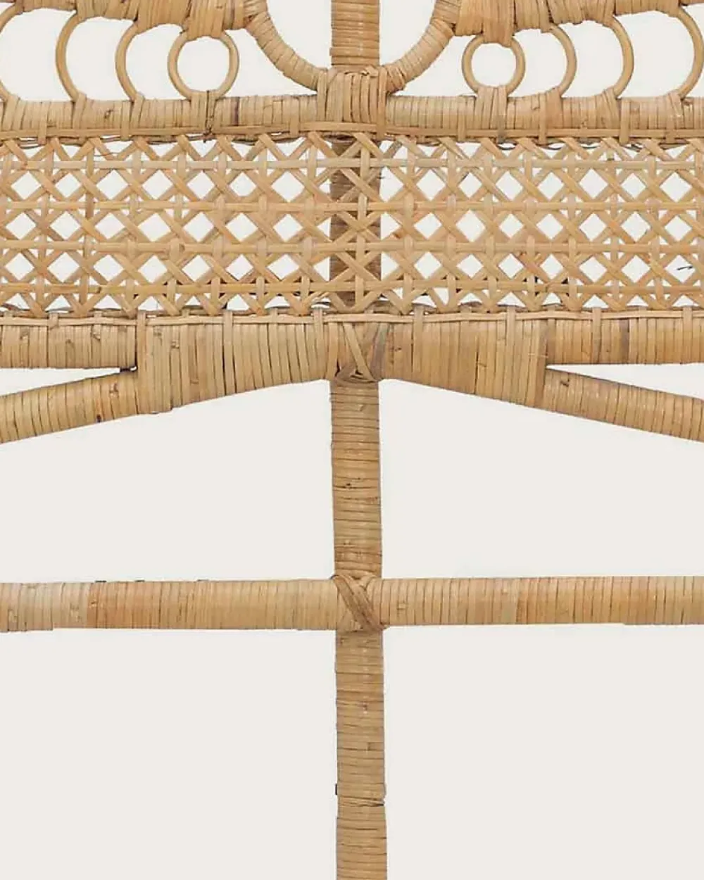 Uniqka Tête de lit en rotin tressé -* Tête De Lit