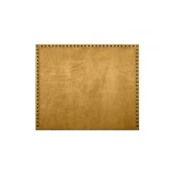 Tête de lit en tissu jaune Lirio 90><noscript><img width=