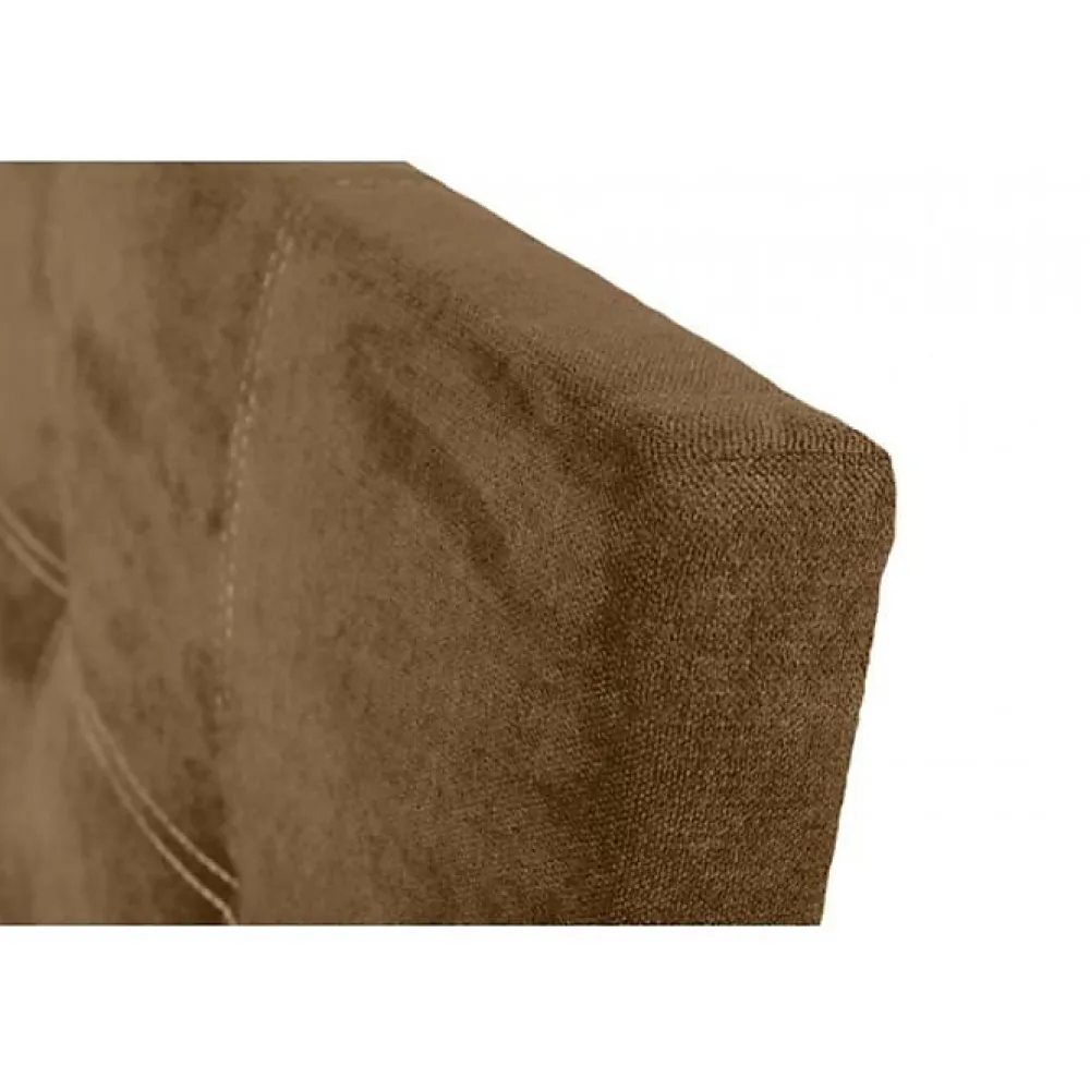 Eccox Tête de lit en tissu marron Iris 160* Tête De Lit