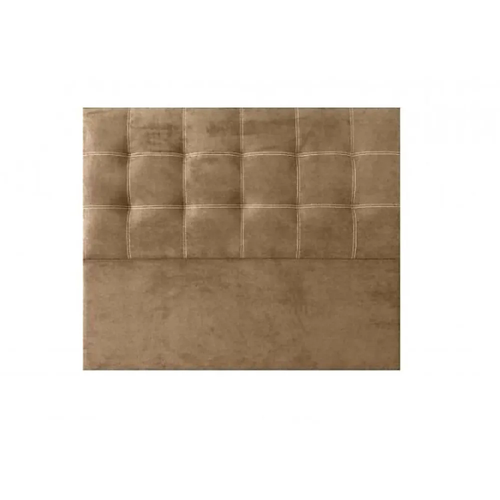 Eccox Tête de lit en tissu marron Iris 90* Tête De Lit