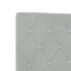 Vidaxl Tête de lit Gris clair 160 cm Velours* Tête De Lit