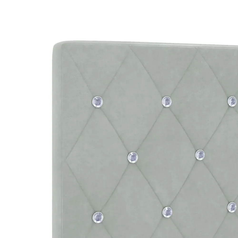 Vidaxl Tête de lit Gris clair 160 cm Velours* Tête De Lit