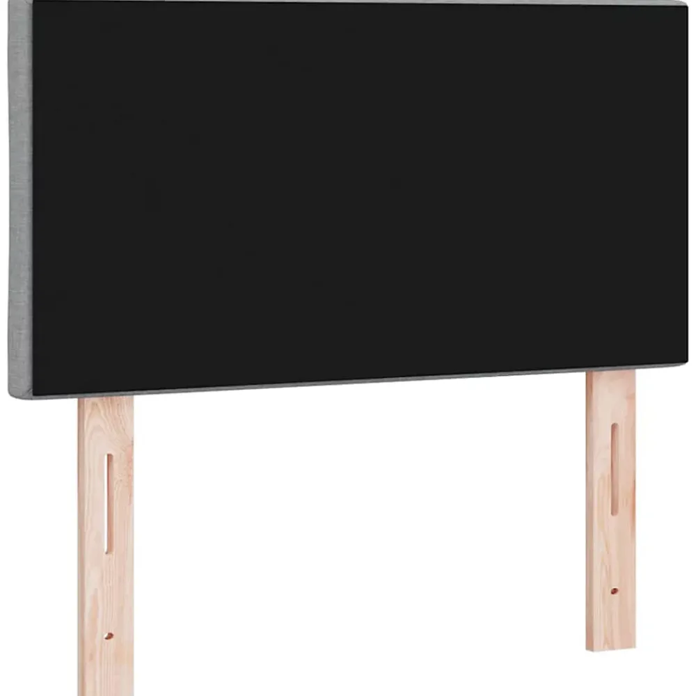 Vidaxl Tête de lit Gris clair 80 cm tissu* Tête De Lit
