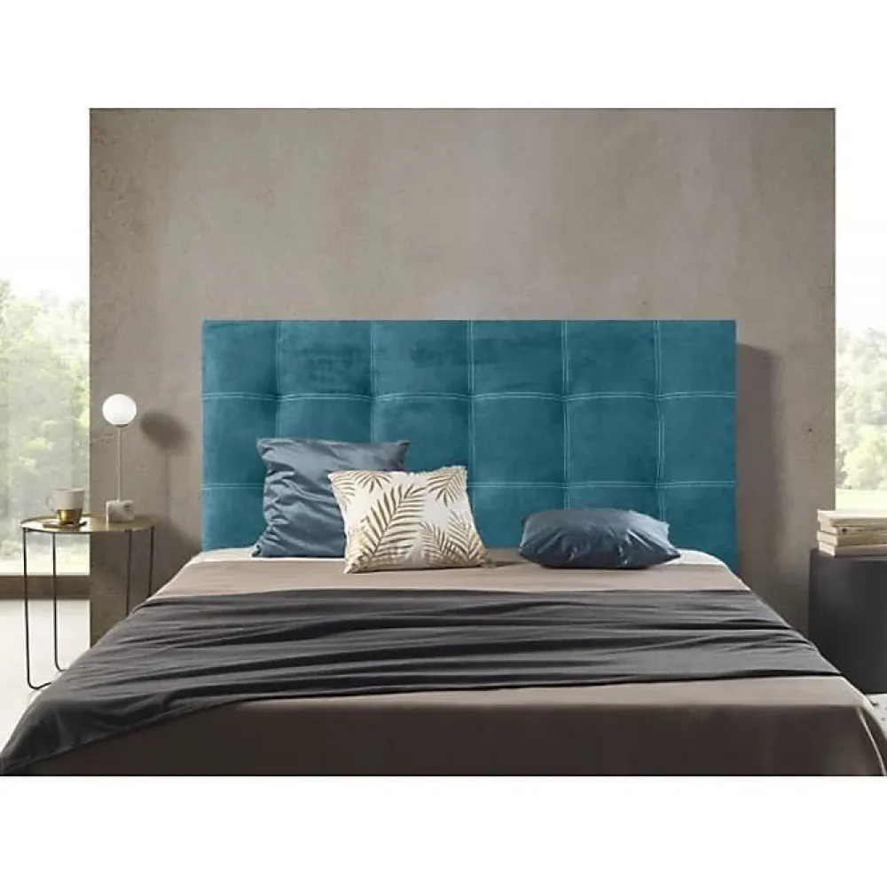 Tête de lit Iris en tissu turquoise 145>Eccox Clearance