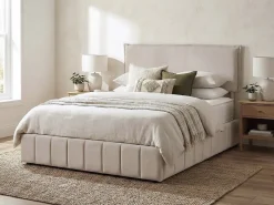 Tête de lit "Jessica" en lin 160 cm Beige>Habitat Et Jardin Outlet