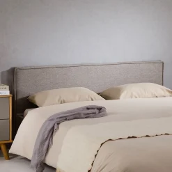 Tête de lit KLAO 160 sur pieds, en tissu - Gris><noscript><img width=