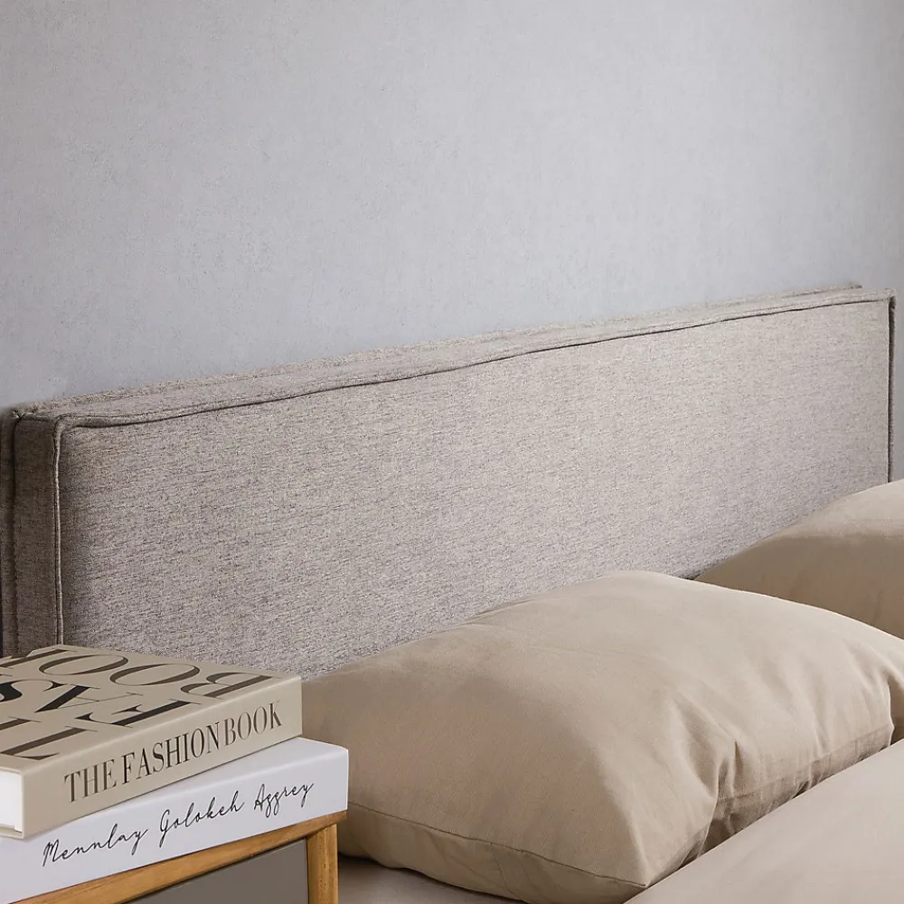 Tête de lit KLAO 160 sur pieds, en tissu - Gris>Idimex New