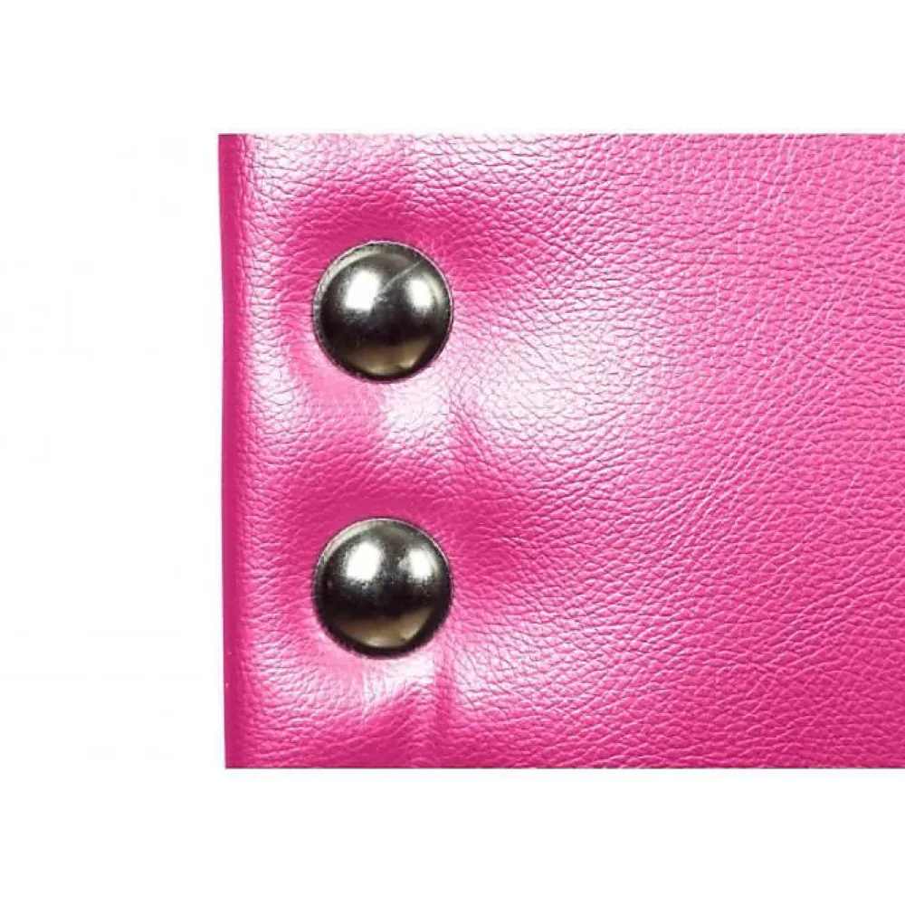 Tête de lit Lily en similicuir rose 90>Eccox Clearance