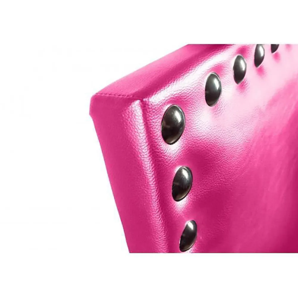 Tête de lit Lily en similicuir rose 90>Eccox Clearance