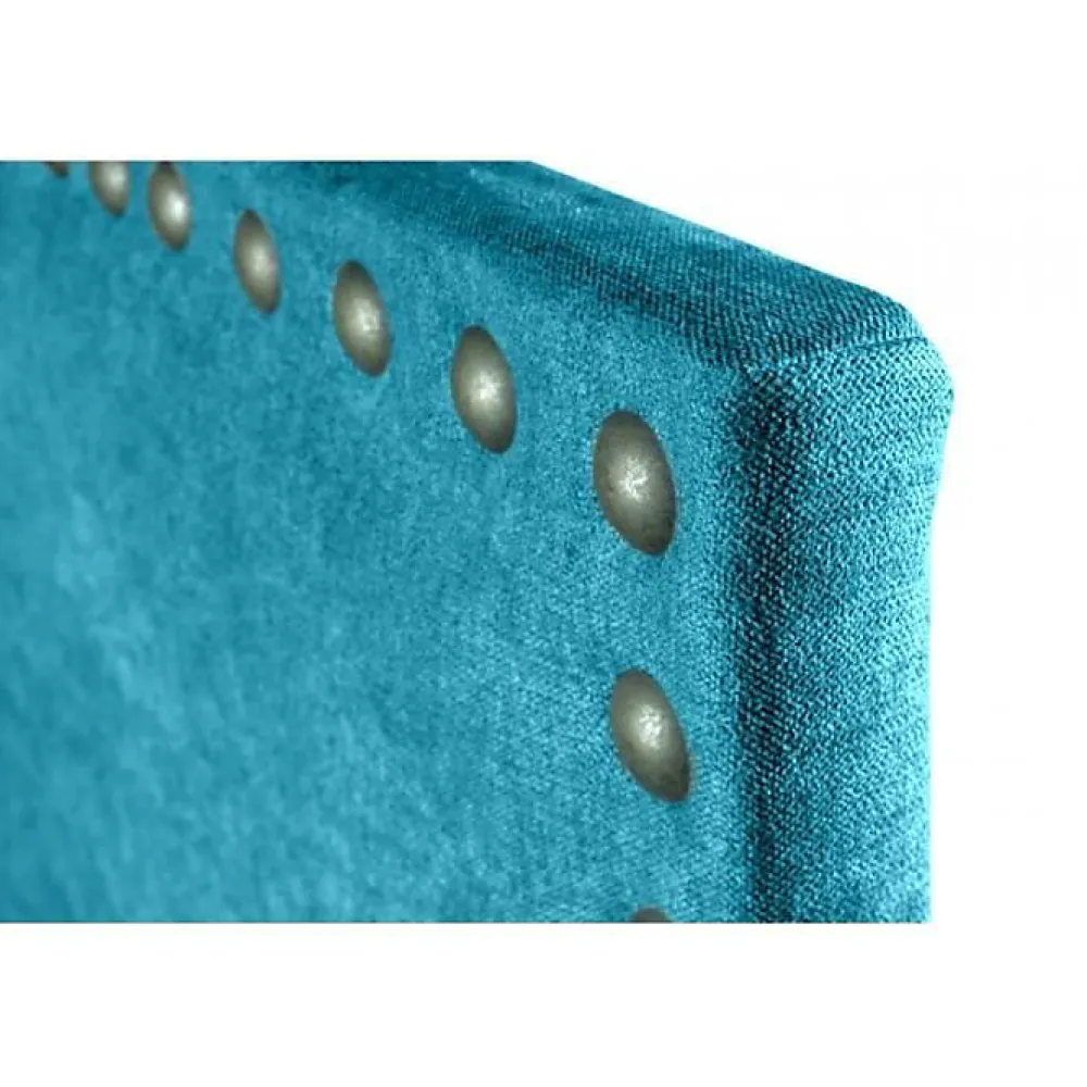 Tête de lit Lily en tissu turquoise 100>Eccox Outlet
