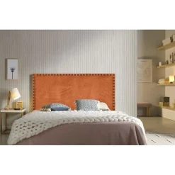 Tête de lit Lirio en tissu orange 100>Eccox Clearance