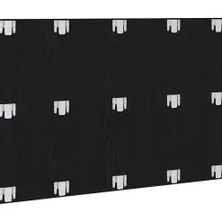 Vidaxl Tête de lit Montage mural Chêne noir Bois d'ingénierie* Tête De Lit