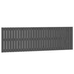 Vidaxl Tête de lit murale Gris 185x3x60 cm Bois massif de pin* Tête De Lit
