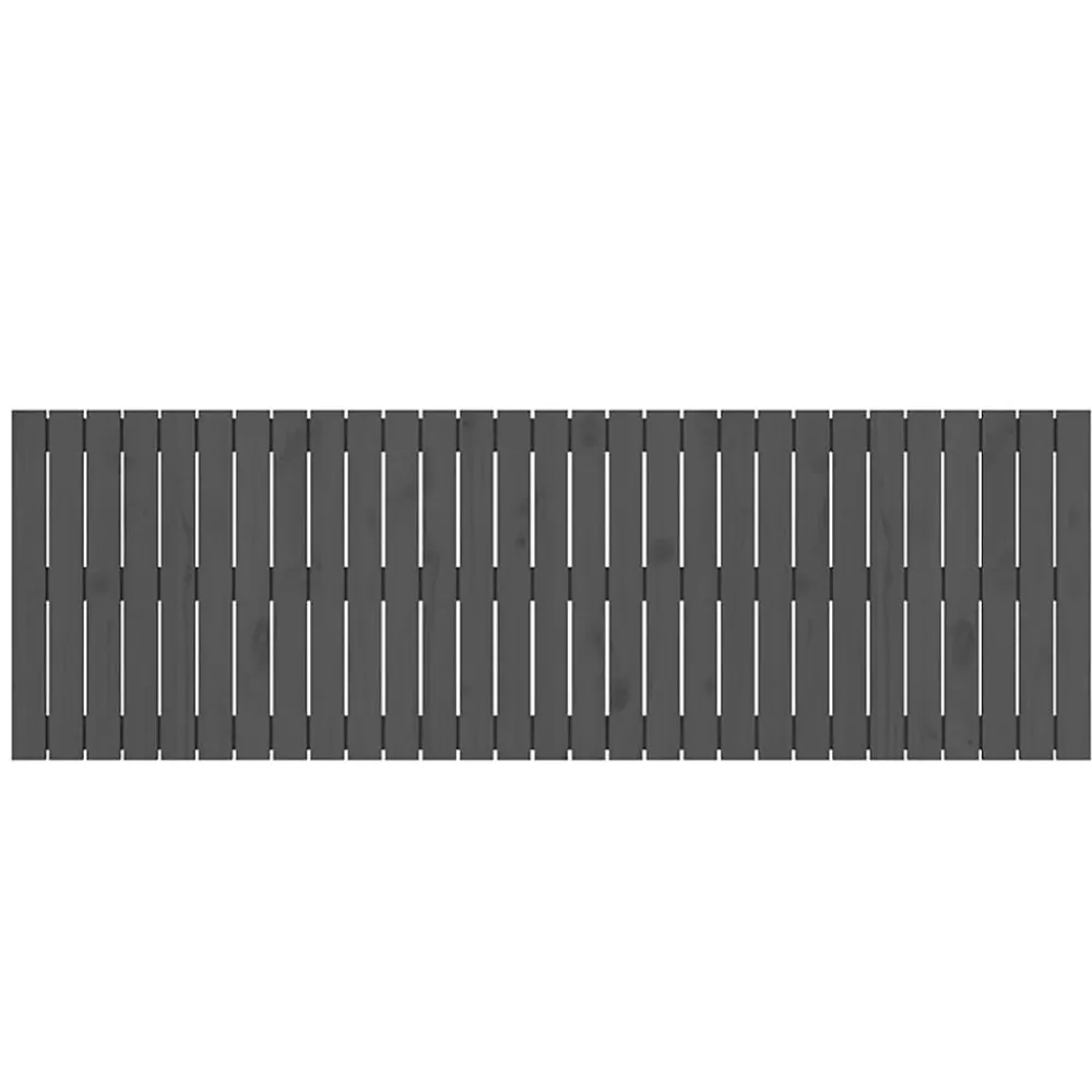 Vidaxl Tête de lit murale Gris 185x3x60 cm Bois massif de pin* Tête De Lit