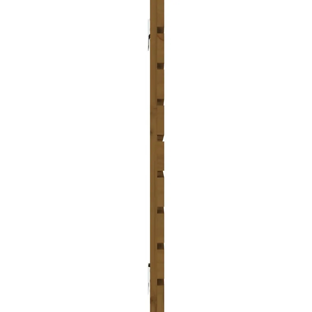 Tête de lit murale Marron miel 156x3x63 cm Bois massif de pin>Vidaxl