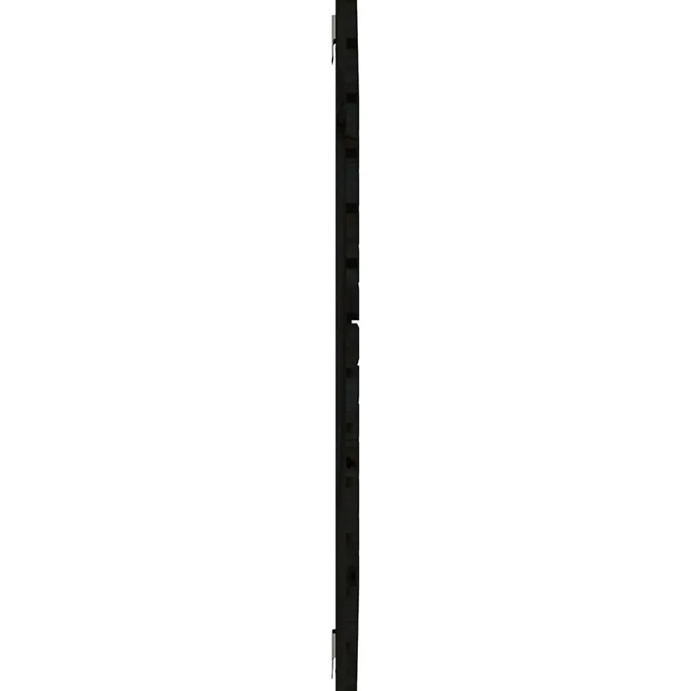 Tête de lit murale Noir 141x3x91,5 cm Bois massif de pin>Vidaxl Clearance