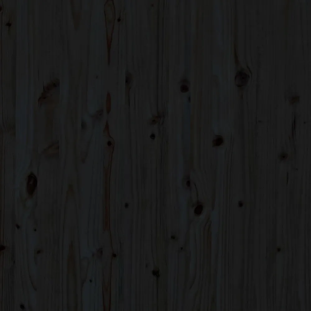 Tête de lit murale Noir 141x3x91,5 cm Bois massif de pin>Vidaxl Clearance