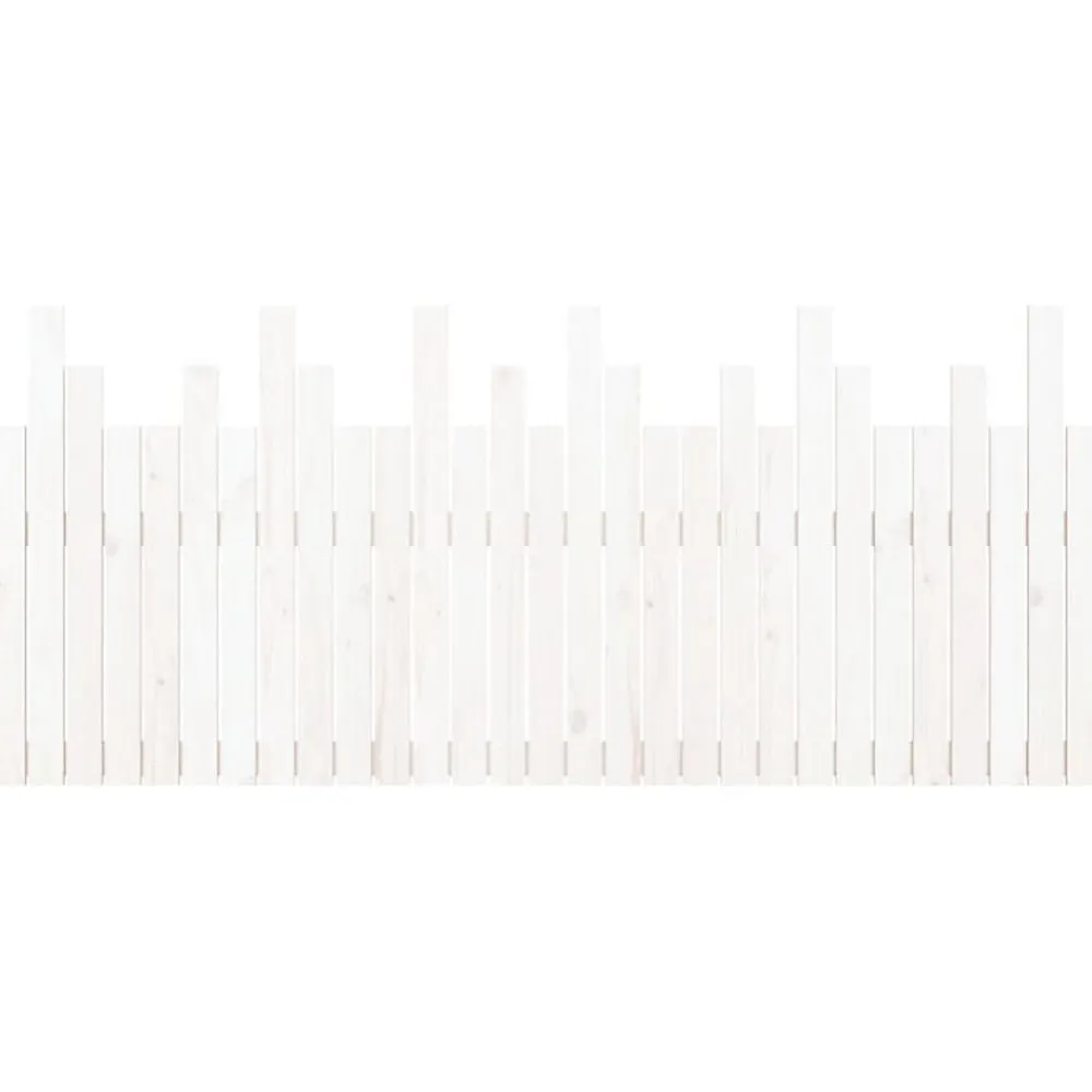 Tête de lit murale 185x3x80 cm bois de pin blanc>Vidaxl