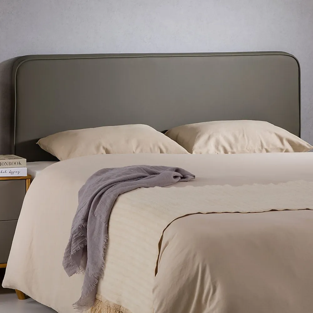 Tête de lit NAOFE 120 avec fixation murale - Gris>Idimex Outlet