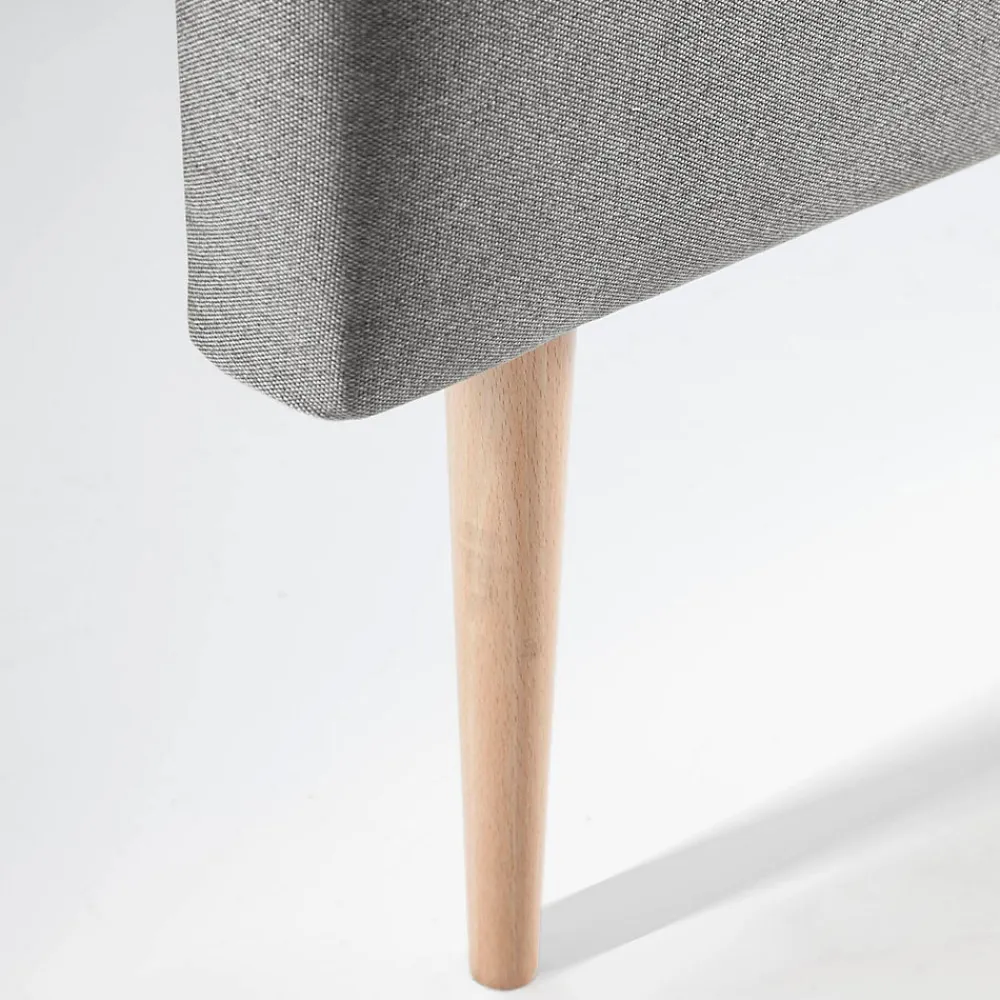 Tête de lit Oslo 90x100 cm, capitonnée Tissu Grey>Vs Venta-Stock Sale