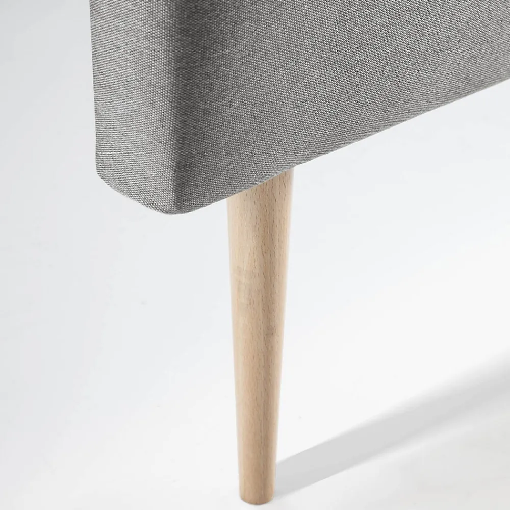 Vs Venta-Stock Tête de lit Oslo 150x100 cm, capitonnée Tissu Grey* Tête De Lit