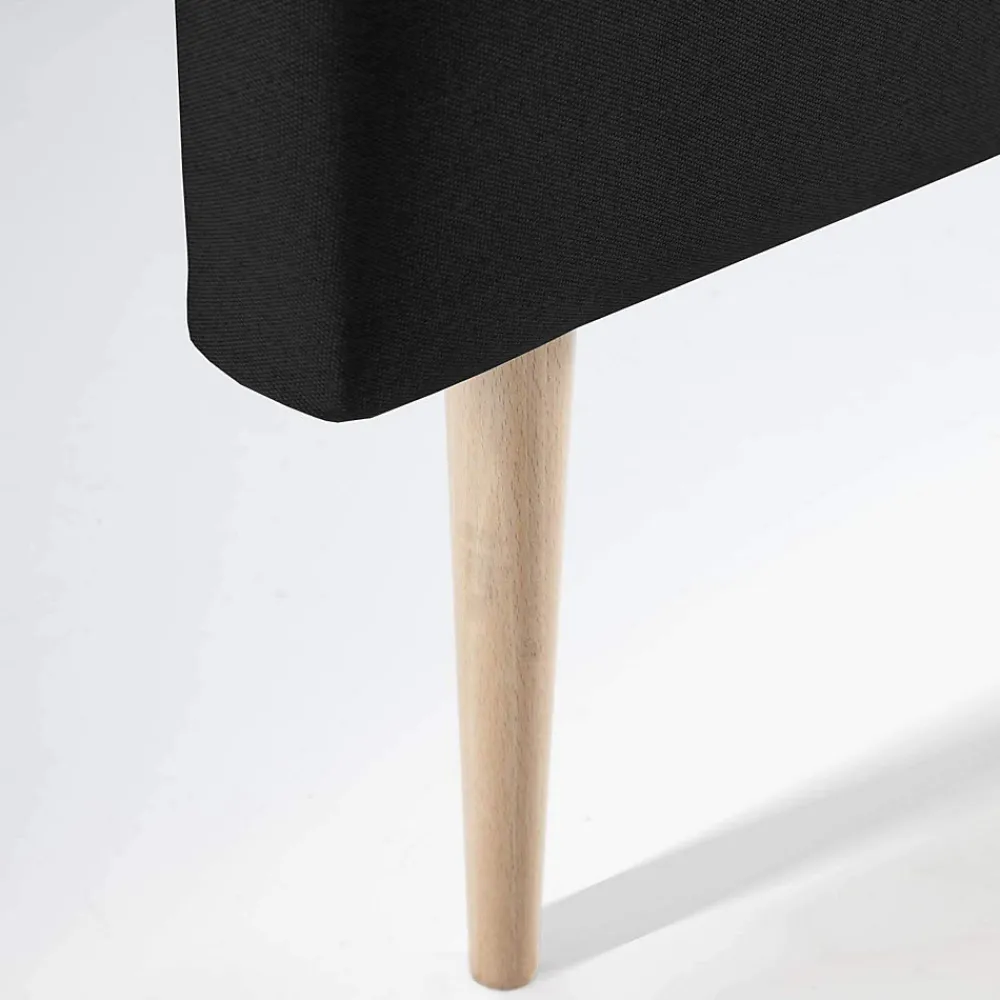 Tête de lit Oslo 150x100 cm, capitonnée Tissu Anthracite, Épaisseur de 8 cm>Vs Venta-Stock Discount