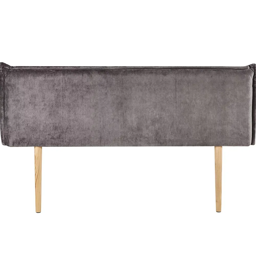 Idimex Tête de lit OVIO 160 sur pieds, en tissu - Gris* Tête De Lit