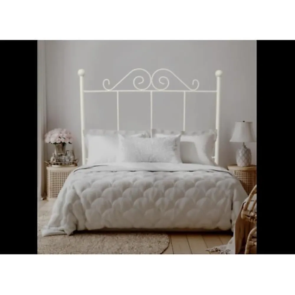Tête de lit Palace Forge pour lit 135 Beige 143x125x4. Matris>Eccox Sale