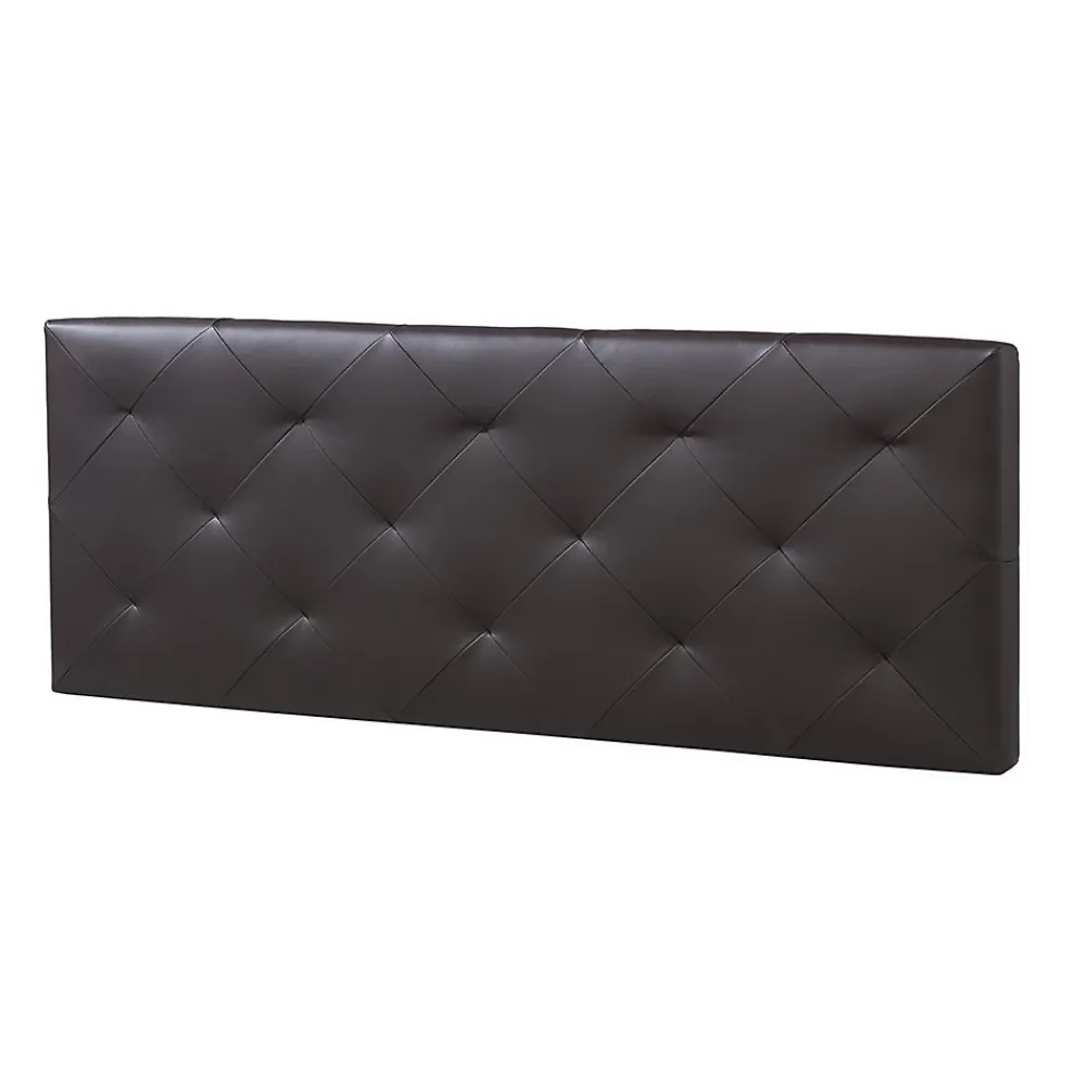 Tête de lit Rombo 160x60 cm Chocolat, rembourrée de Mousse>Vs Venta-Stock Clearance