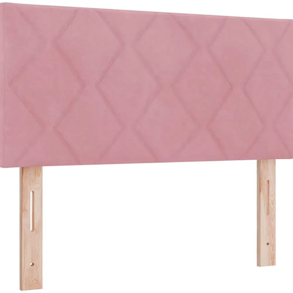 Vidaxl Tête de lit Rose 100 cm Velours* Tête De Lit