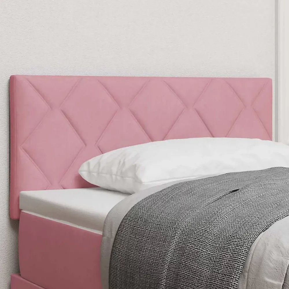 Vidaxl Tête de lit Rose 100 cm Velours* Tête De Lit