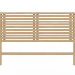 IDMarket Tête de lit sur pied en lattes AVA 160 cm façon bois clair* Tête De Lit