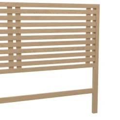 IDMarket Tête de lit sur pied en lattes AVA 160 cm façon bois clair* Tête De Lit