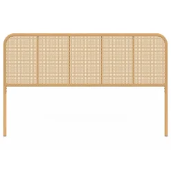 IDMarket Tête de lit sur pied FLORA 160 cm façon cannage* Tête De Lit