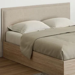 Tête de lit suspendue ALHYA 160 cm en tissu beige lin>IDMarket Hot