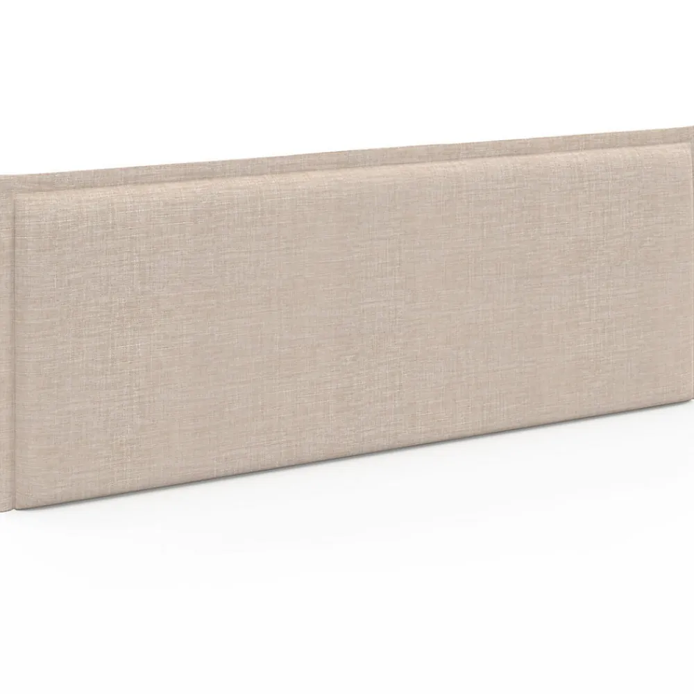 Tête de lit suspendue ALHYA 160 cm en tissu beige lin>IDMarket Hot