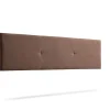 Moonia Tête de Lit Tapisée ALMA Aqualine 115x50x5 cm - Chocolat -* Tête De Lit