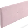 Moonia Tête de Lit Tapisée ALMA Aqualine 100x50x5 cm - Rose Clair -* Tête De Lit
