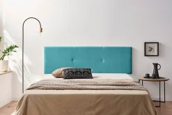 Tête de Lit Tapisée ALMA Aqualine 170x50x5 cm - Turquoise ->Moonia