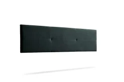 Moonia Tête de Lit Tapisée ALMA Aqualine 170x50x5 cm - Noir -* Tête De Lit