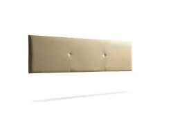 Moonia Tête de Lit Tapisée ALMA Simili cuir 100x50x5 cm - Or -* Tête De Lit