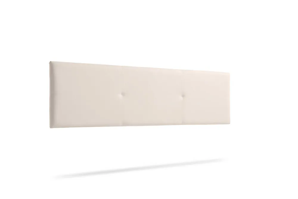 Moonia Tête de Lit Tapisée ALMA Simili cuir 170x50x5 cm - Beige -* Tête De Lit